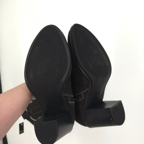 Torrid Tall Shaft Heeled Western Boot Black Size 9 WW NWT - Picture 11 of 14